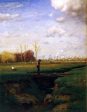 A Short Cut, Watchung Station, N.J. by George Inness - Hand-Painted Oil Painting on Canvas Supply