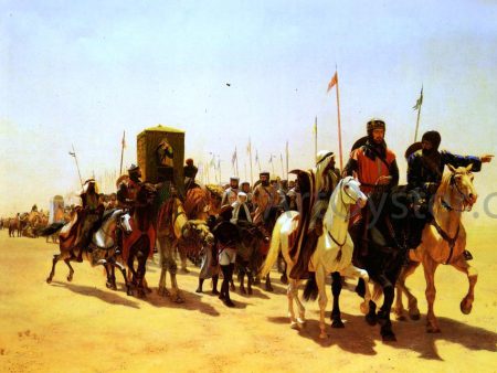 Richard, Coeur De Lion, On His Way To Jerusalem by James William Glass - Hand-Painted Oil Painting on Canvas Cheap