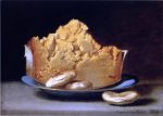 Cheese and Three Crackers by Raphaelle Peale - Hand-Painted Oil Painting on Canvas on Sale