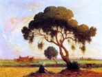 Breton Woman Seated under a Large Tree by Ferdinand Du Puigaudeau - Hand-Painted Oil Painting on Canvas Online Hot Sale