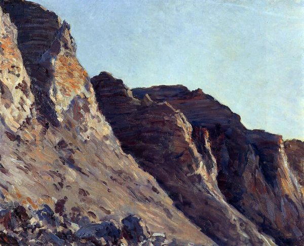 Cliff at Villers-sur-Mer by Gustave Caillebotte - Hand-Painted Oil Painting on Canvas For Discount