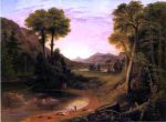 Indians Bathing - A Scene of New England by Henry Cheever Pratt - Hand-Painted Oil Painting on Canvas For Cheap