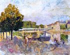 Workers on the Banks of the Marne by Henri Lebasque - Hand-Painted Oil Painting on Canvas Online