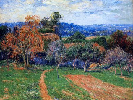 A Farm near Pont Aven by Henri Moret - Hand-Painted Oil Painting on Canvas on Sale