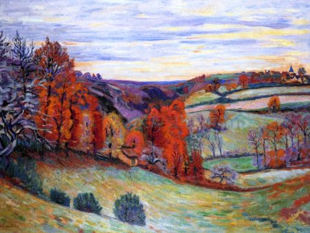 Barnyard, Crozant by Armand Guillaumin - Hand-Painted Oil Painting on Canvas For Discount