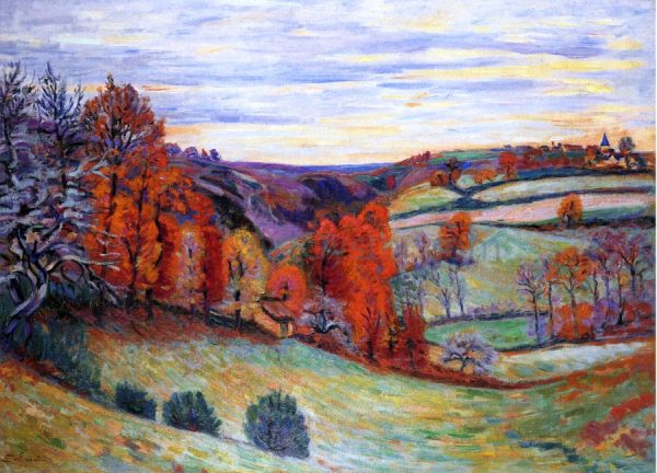 Barnyard, Crozant by Armand Guillaumin - Hand-Painted Oil Painting on Canvas For Discount