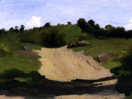 An Ascending Path by Jean-Baptiste-Camille Corot - Hand-Painted Oil Painting on Canvas Online now