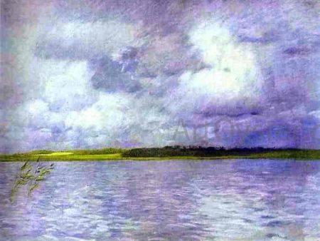 Cloudy Day by Isaac Ilich Levitan - Hand-Painted Oil Painting on Canvas Sale