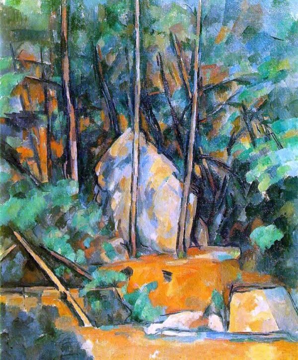 Cistern in the Park at Chateau Noir by Paul Cezanne - Hand-Painted Oil Painting on Canvas on Sale