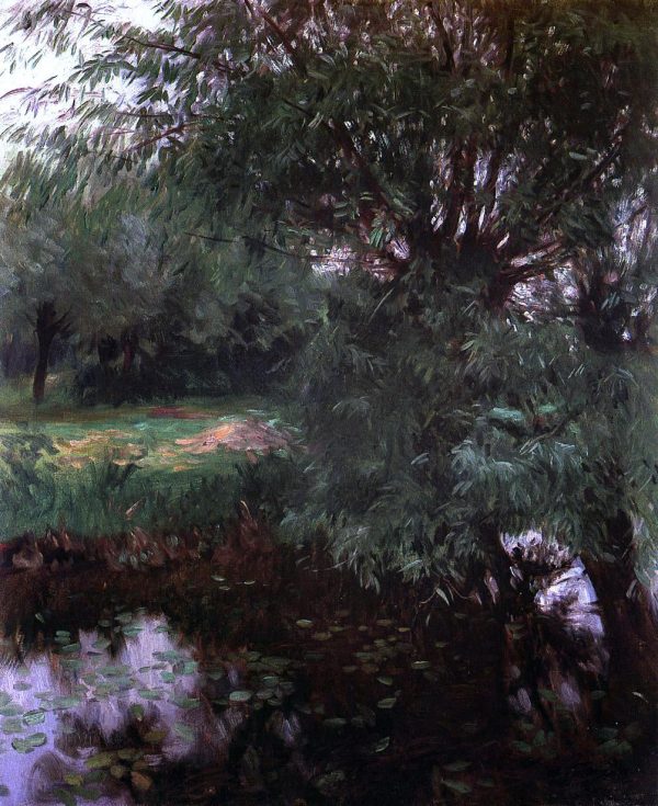 Backwater at Wargrave by John Singer Sargent - Hand-Painted Oil Painting on Canvas Online Hot Sale