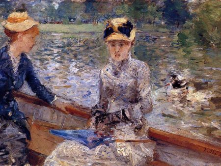 A Summer s Day by Berthe Morisot - Hand-Painted Oil Painting on Canvas Cheap