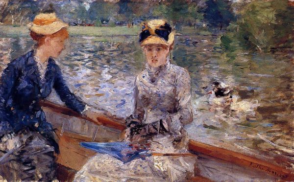 A Summer s Day by Berthe Morisot - Hand-Painted Oil Painting on Canvas Cheap