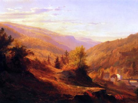 Catskill Cove by Johann Hermann Carmiencke - Hand-Painted Oil Painting on Canvas Online