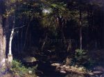 Woodland Stream by Alexander Helwig Wyant - Hand-Painted Oil Painting on Canvas Fashion