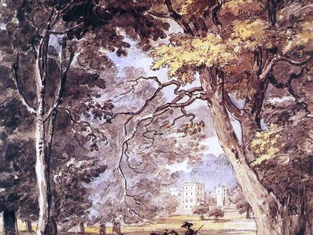 Cow-Girl in the Windsor Great Park by Paul Sandby - Hand-Painted Oil Painting on Canvas For Cheap