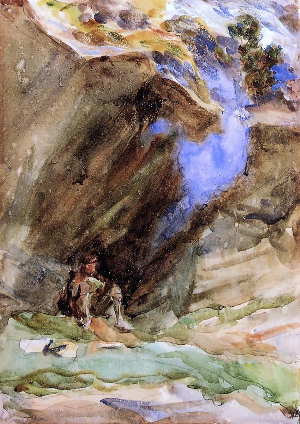 Bivouac by John Singer Sargent - Hand-Painted Oil Painting on Canvas Online Hot Sale