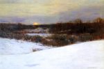 Winter Sunrise by Charles Warren Eaton - Hand-Painted Oil Painting on Canvas Online now