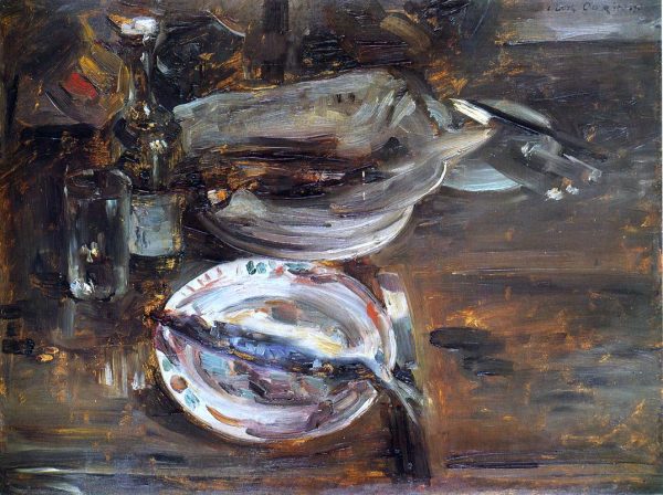 Cat s Breakfast by Lovis Corinth - Hand-Painted Oil Painting on Canvas Sale