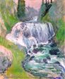 Cascades by John Twachtman - Hand-Painted Oil Painting on Canvas on Sale