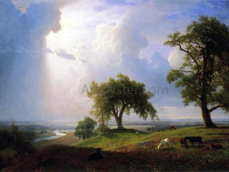 California Spring by Albert Bierstadt - Hand-Painted Oil Painting on Canvas For Discount