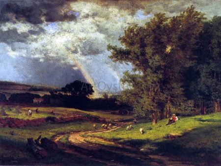 A Passing Shower by Leon Francois Comerre - Hand-Painted Oil Painting on Canvas Cheap