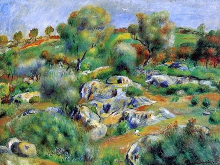 Breton Landscape by Pierre Auguste Renoir - Hand-Painted Oil Painting on Canvas Fashion