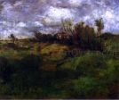 Cincinnati Landscape by John Twachtman - Hand-Painted Oil Painting on Canvas Online now