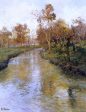 Autumn by Fritz Thaulow - Hand-Painted Oil Painting on Canvas Sale