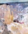 Canyon in the Yellowstone by John Twachtman - Hand-Painted Oil Painting on Canvas Cheap