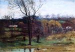 A Late Afternoon Walk by John Joseph Enneking - Hand-Painted Oil Painting on Canvas For Discount