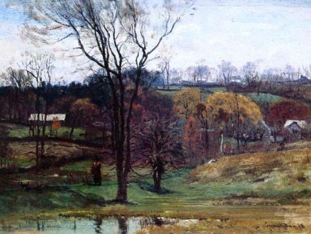 A Late Afternoon Walk by John Joseph Enneking - Hand-Painted Oil Painting on Canvas For Discount