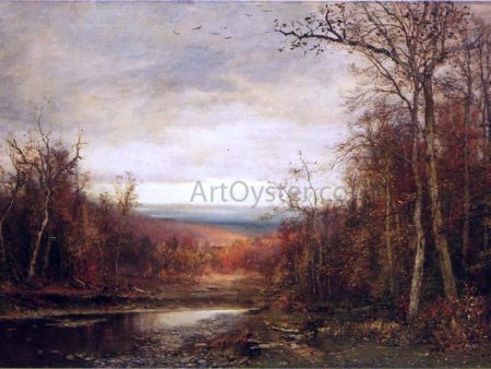 Clearing Skies by Jervis McEntee - Hand-Painted Oil Painting on Canvas Fashion