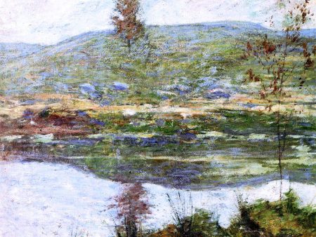 Autumn Mists by John Twachtman - Hand-Painted Oil Painting on Canvas For Sale