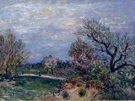 Border of the Woods by Alfred Sisley - Hand-Painted Oil Painting on Canvas Fashion