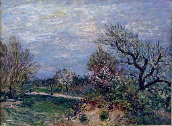 Border of the Woods by Alfred Sisley - Hand-Painted Oil Painting on Canvas Fashion