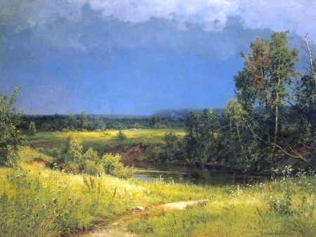 Before a thunderstorm by Ivan Ivanovich Shishkin - Hand-Painted Oil Painting on Canvas Fashion