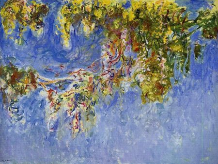 Wisteria by Claude Oscar Monet - Hand-Painted Oil Painting on Canvas Hot on Sale