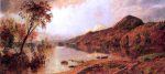 Autumn by the Lake by Jasper Francis Cropsey - Hand-Painted Oil Painting on Canvas For Cheap