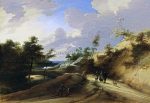 A Wooded Dune Landscape by Lodewijk De Vadder - Hand-Painted Oil Painting on Canvas For Cheap