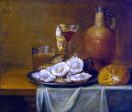 Breakfast with Oysters by Jacob Van Es - Hand-Painted Oil Painting on Canvas Sale