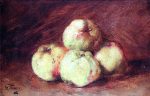 A Still Life with Apples by Guillaume-Romain Fouace - Hand-Painted Oil Painting on Canvas Hot on Sale