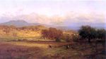 Autumn Landscape by George Inness - Hand-Painted Oil Painting on Canvas For Sale