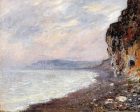 Cliffs at Pourville in the Fog by Claude Oscar Monet - Hand-Painted Oil Painting on Canvas Online Hot Sale