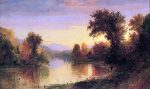 Autumn by the River by Jasper Francis Cropsey - Hand-Painted Oil Painting on Canvas Online Sale