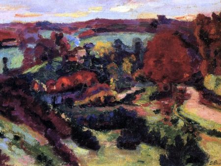 Crozant in Autumn by Armand Guillaumin - Hand-Painted Oil Painting on Canvas For Cheap