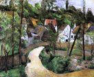 A Turn in the Road by Paul Cezanne - Hand-Painted Oil Painting on Canvas Supply