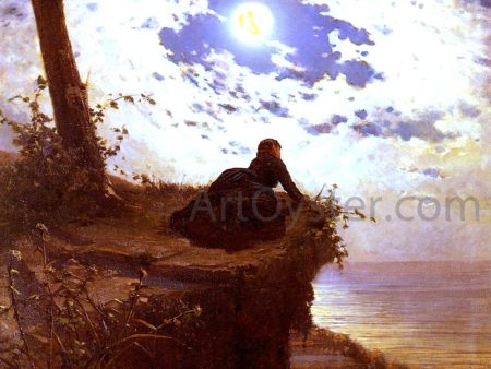 Ancor Non Torna by Alfonso Simonetti - Hand-Painted Oil Painting on Canvas For Cheap