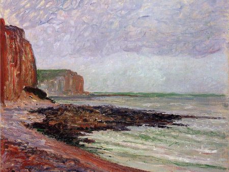 Cliffs at Petit Dalles by Camille Pissarro - Hand-Painted Oil Painting on Canvas Online