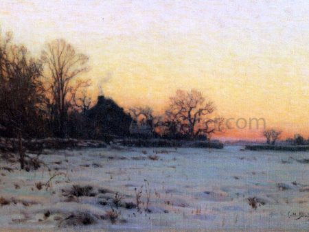 Winter Twilight by Charles Harold Davis - Hand-Painted Oil Painting on Canvas Online Sale