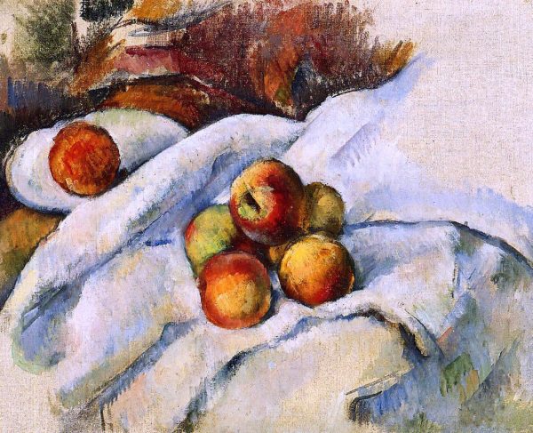 Apples on a Sheet by Paul Cezanne - Hand-Painted Oil Painting on Canvas Supply